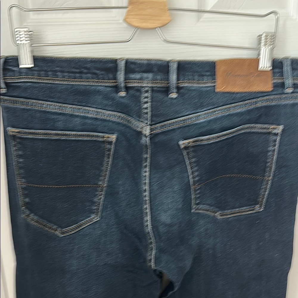 Massimo Dutti S34 Dark Blue Denim Jeans